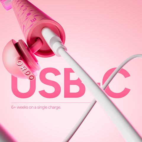 Ordo Sonic Edge Rechargeable Toothbrush - Wicked - Popular Pink