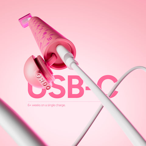 Ordo Sonic Edge Rechargeable Toothbrush - Wicked - Popular Pink