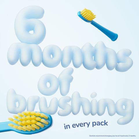 Ordo Sonic Kids Battery - Brush Heads - Minions Blue - 2 Pack