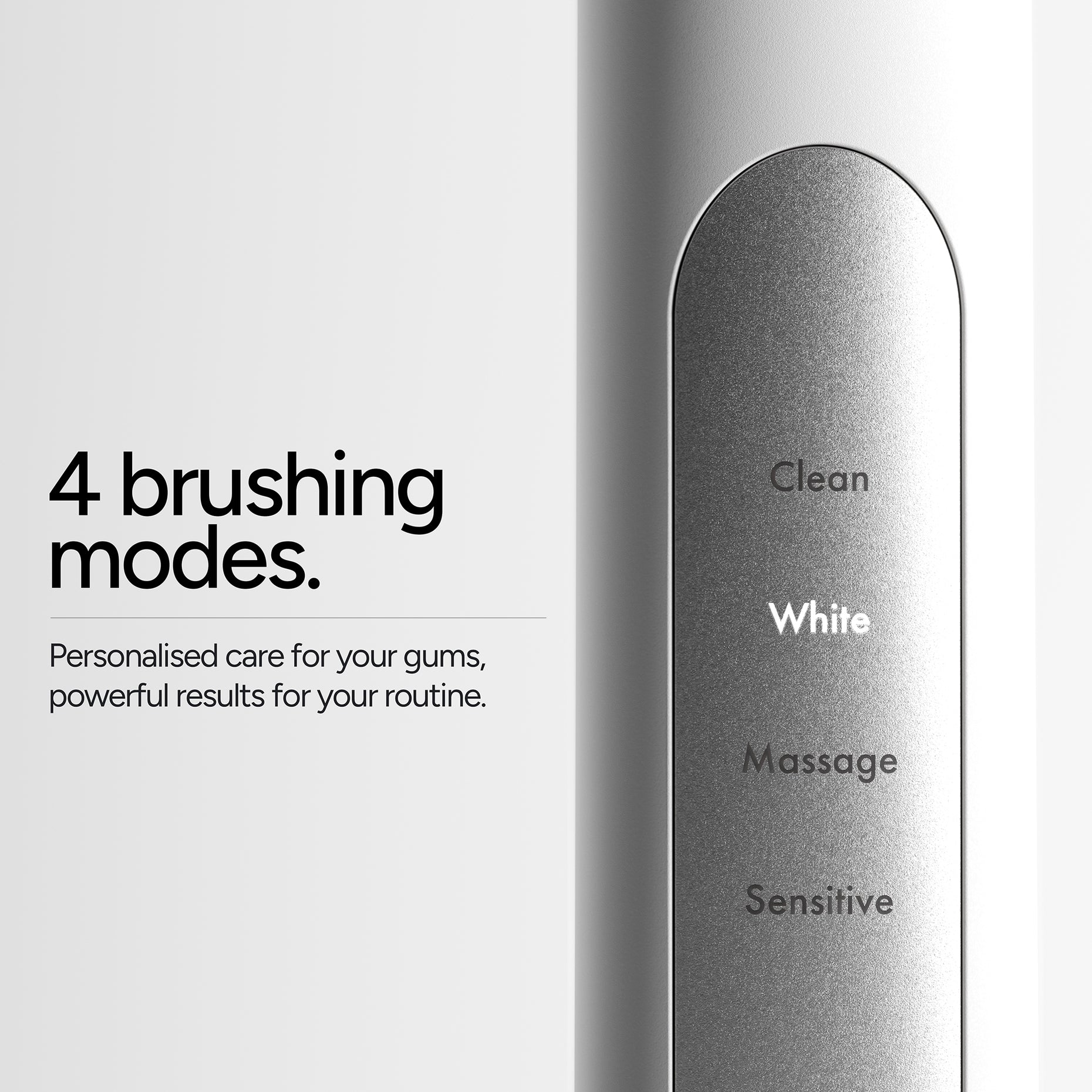 Sonic+ brushing modes