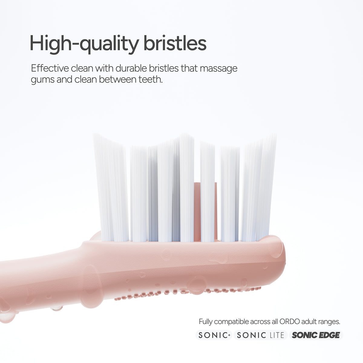 Ordo Sonic Brush Head Rose Gold | Petal 2x
