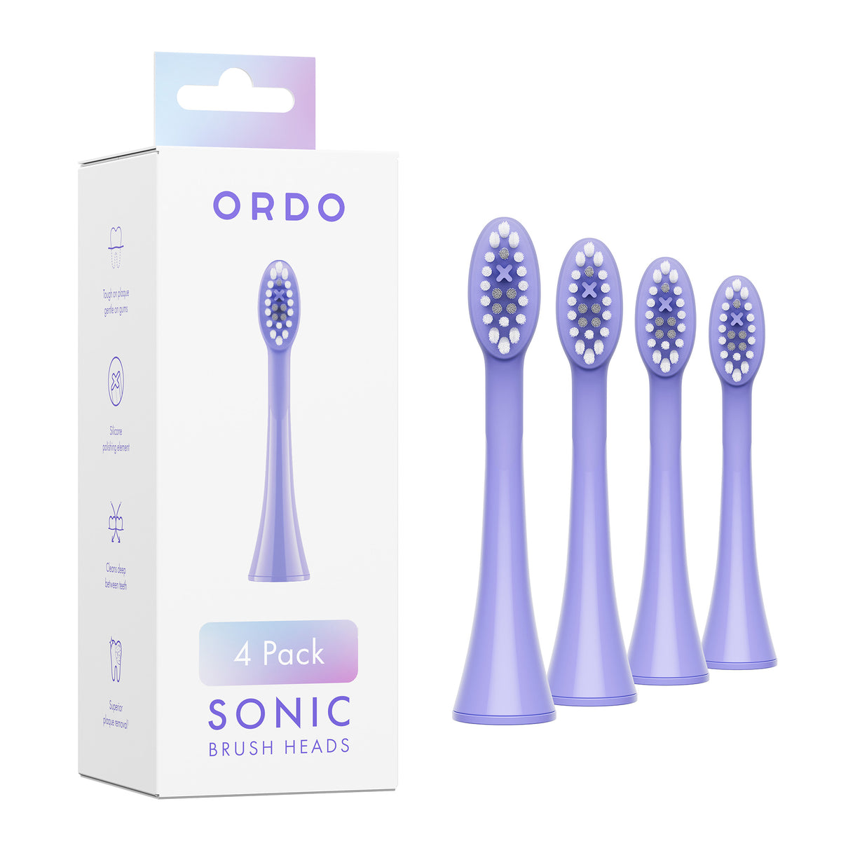 Ordo Sonic Brush Head Pearl Violet | Lavender 4x