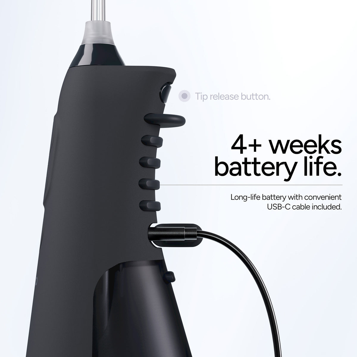 Ordo Hydro Sonic Water Flosser - Charcoal Grey