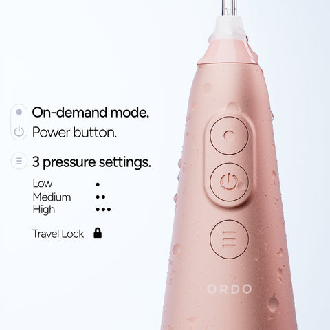 Ordo Hydro Sonic Water Flosser - Rose Gold