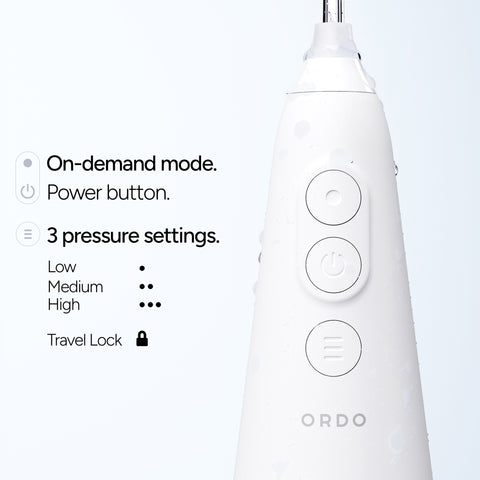 Ordo Hydro Sonic Water Flosser - White