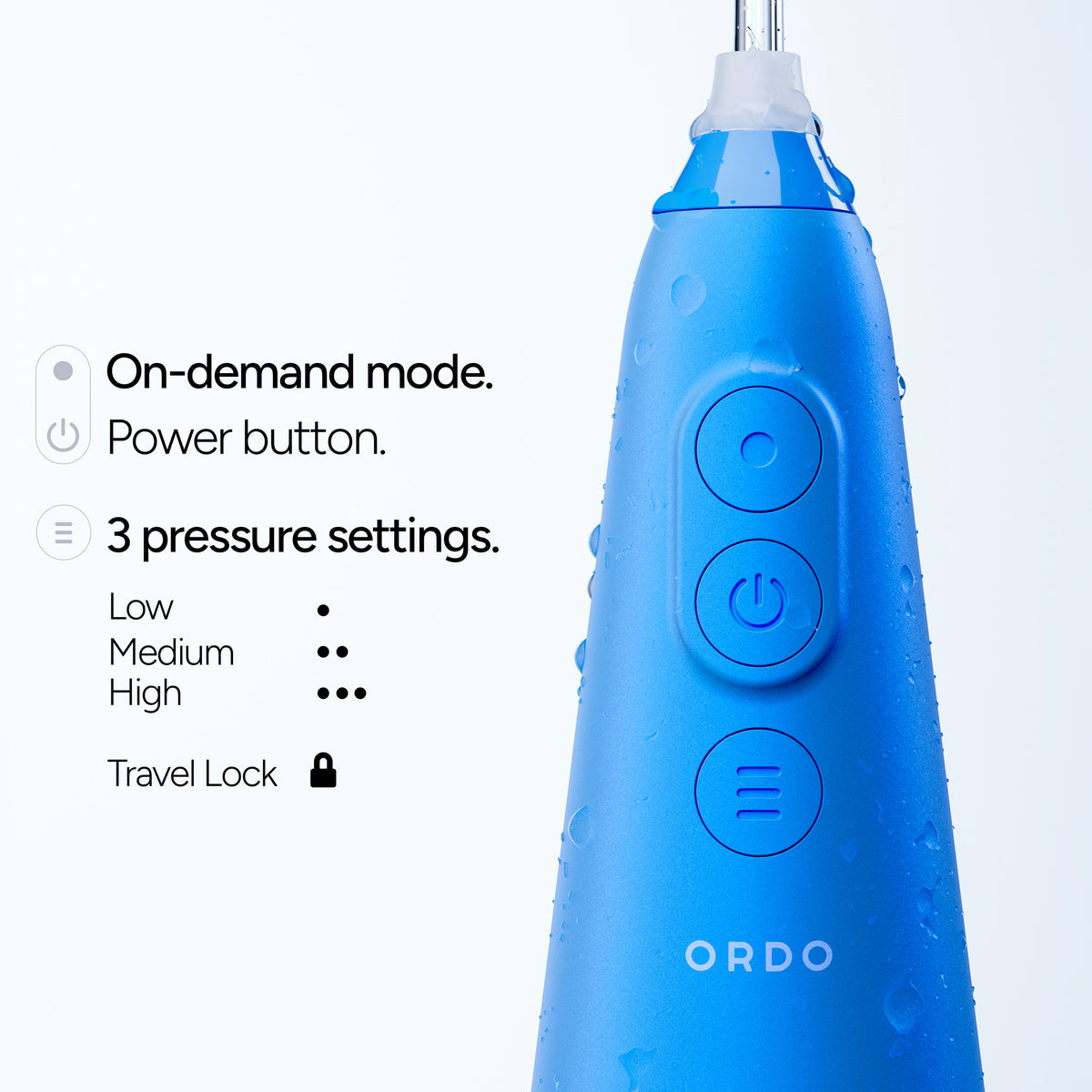 Ordo Hydro Sonic Water Flosser - Arctic Blue