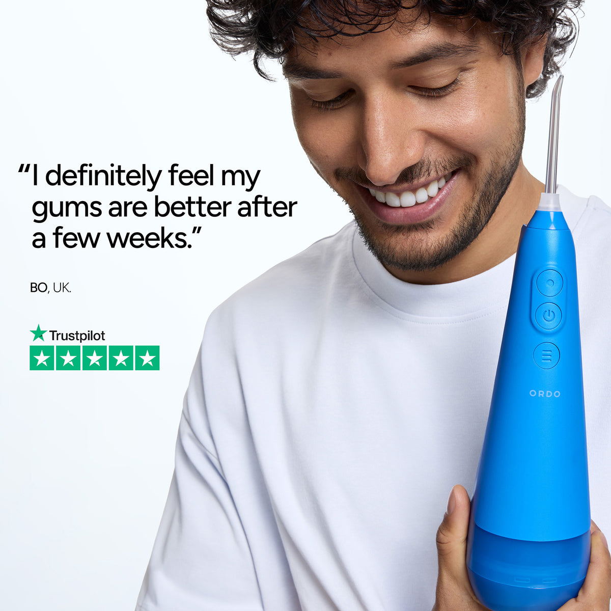Ordo Hydro Sonic Water Flosser - Arctic Blue