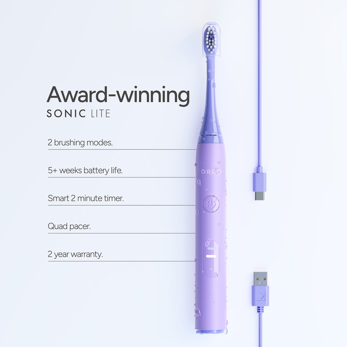 Ordo Sonic Lite Electric Toothbrush - Lavender