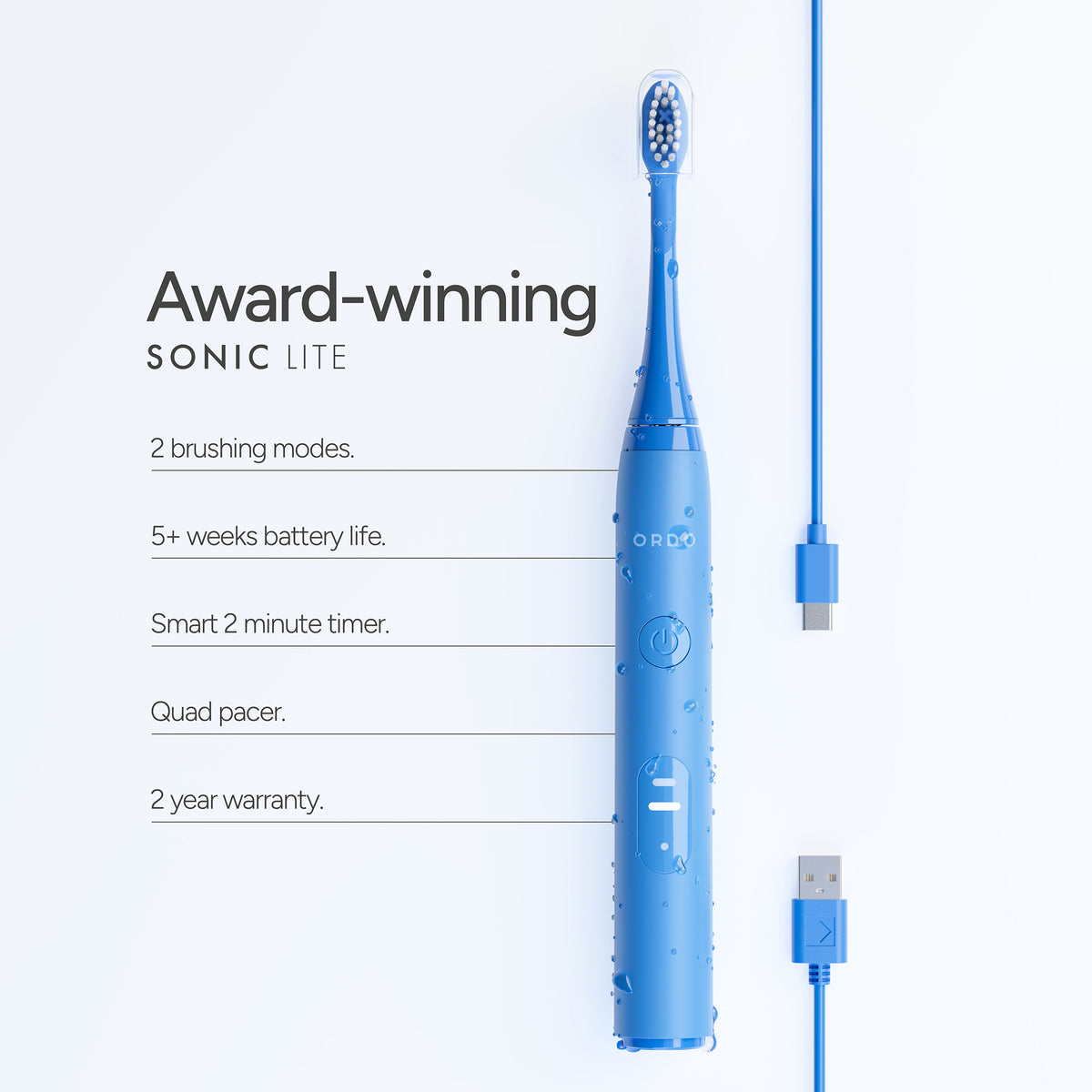 Ordo Sonic Lite Electric Toothbrush - Ocean