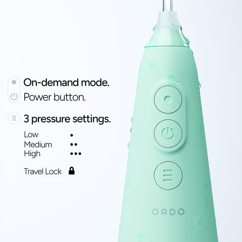Ordo Hydro Sonic Water Flosser - Mint Green