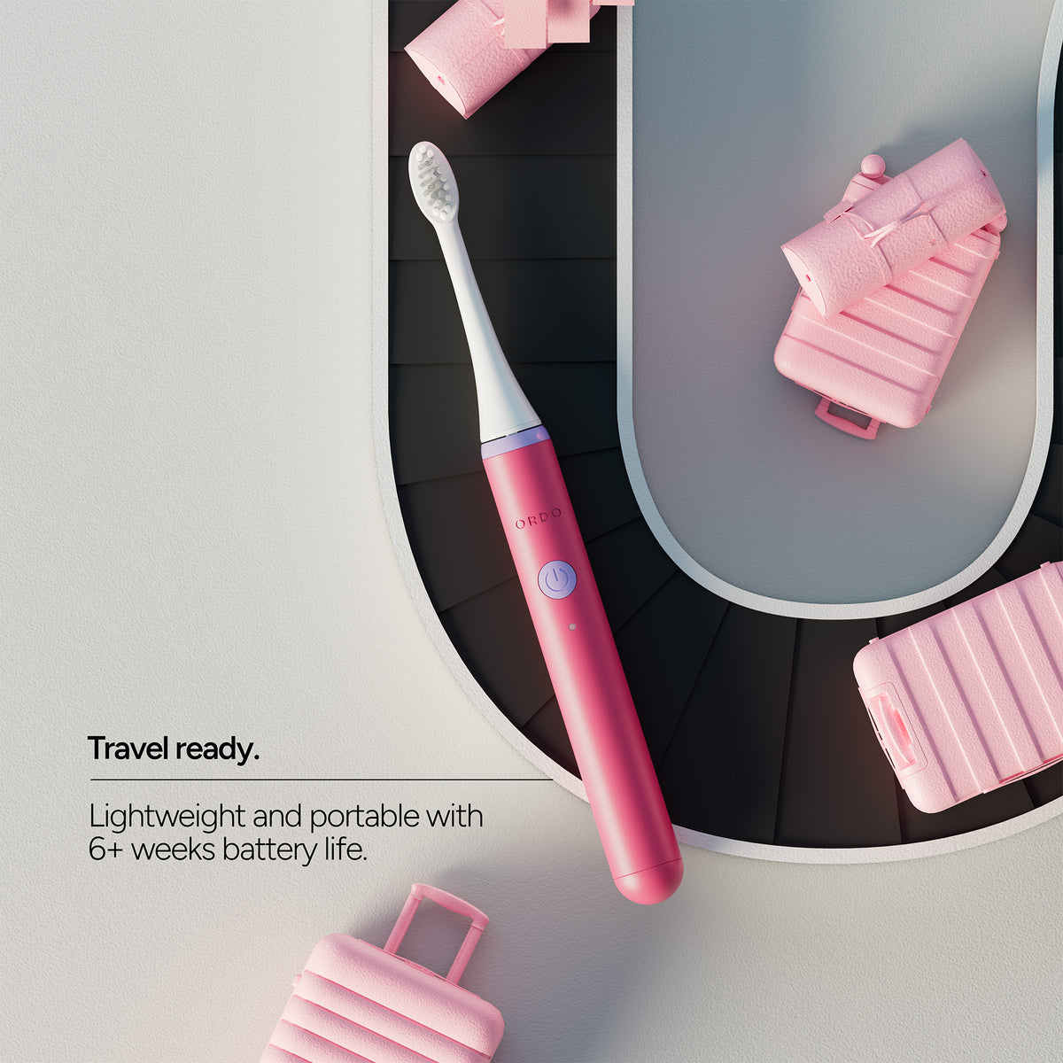 Ordo Sonic Edge Rechargeable Toothbrush - Paradise Pink