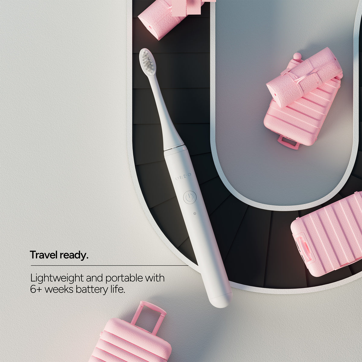 Ordo Sonic Edge Rechargeable Toothbrush - Snow