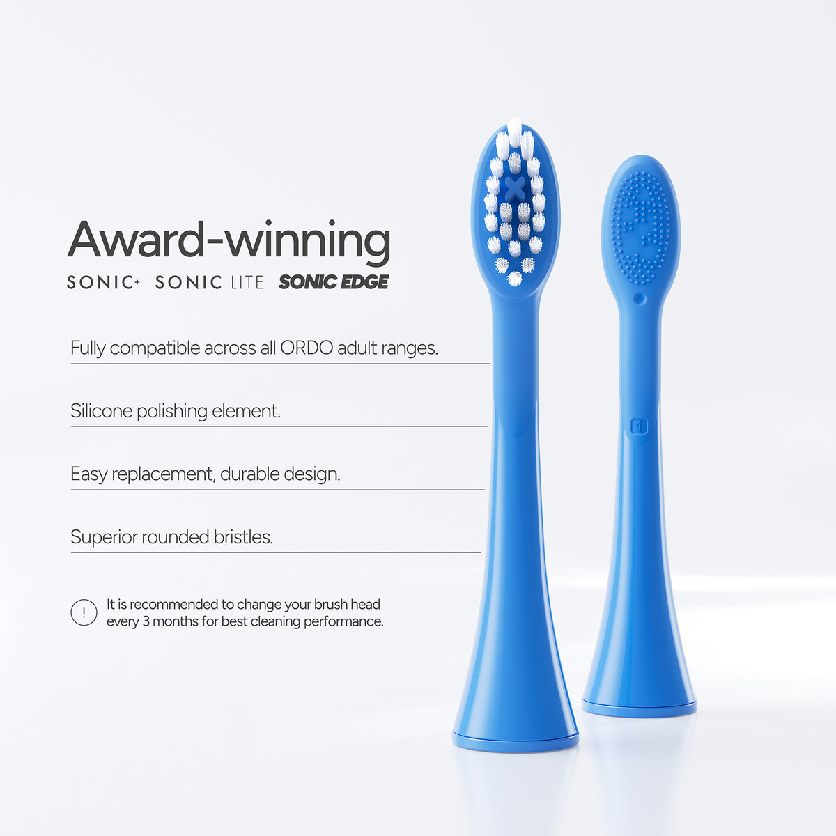 Ordo Sonic Brush Head Arctic Blue | Ocean