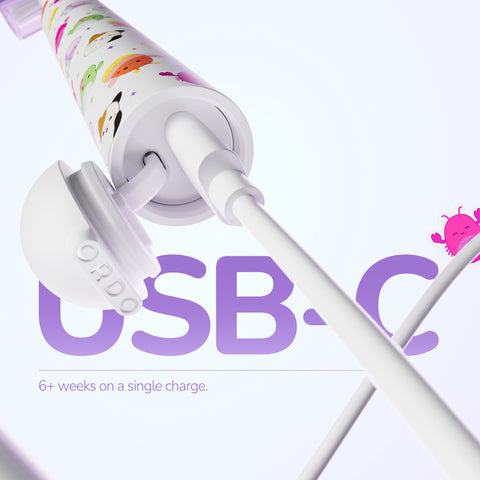 Ordo Sonic Edge Rechargeable Toothbrush - Squishmallows Cam & 'Mallows