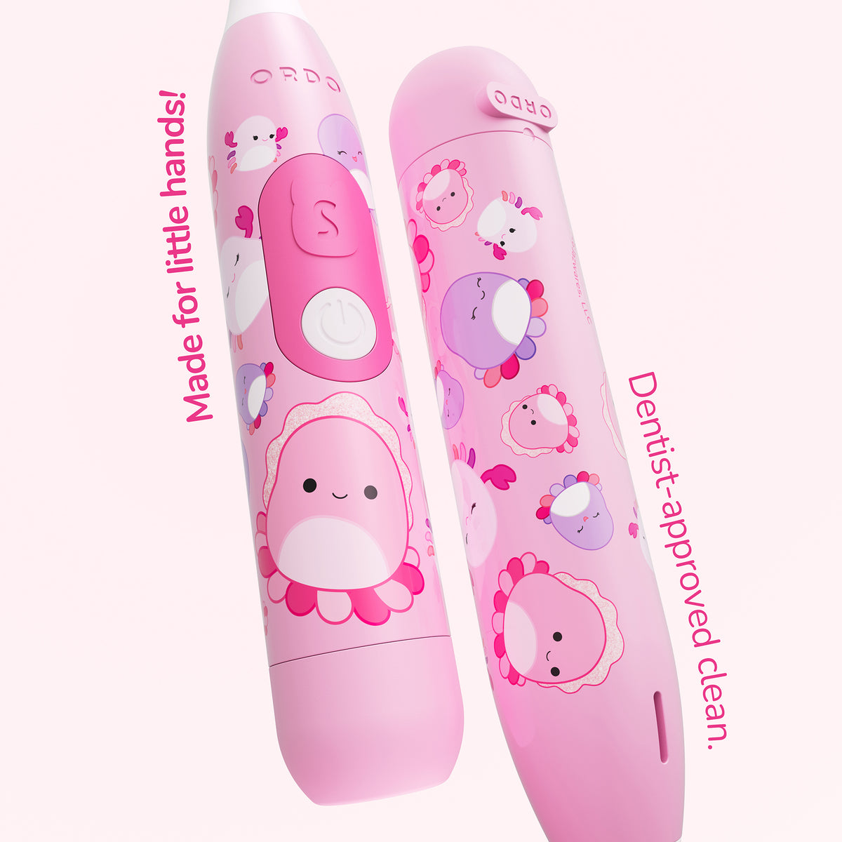 Ordo Oscillating Kids Battery Toothbrush - Squishmallows Auggie