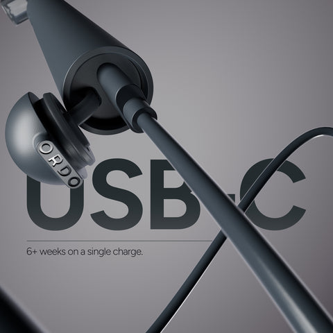 Ordo Sonic Edge Rechargeable Toothbrush - Charcoal