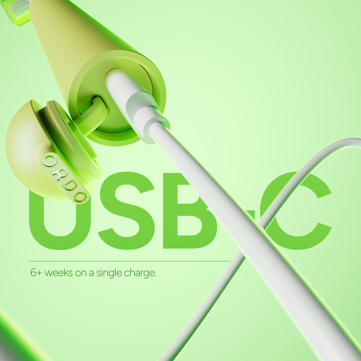 Ordo Sonic Edge Rechargeable Toothbrush - Lime Sorbet