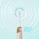 Ordo Sonic Kids Rechargeable Toothbrush & 4x Brush Heads - White - Squishmallows Cam