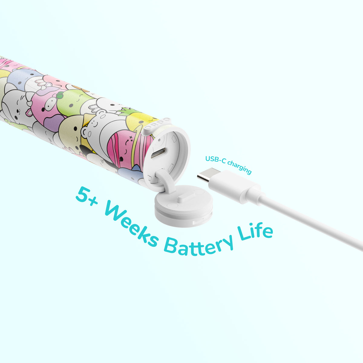 Ordo Sonic Lite Electric Toothbrush - Squishmallows Cam & Squad