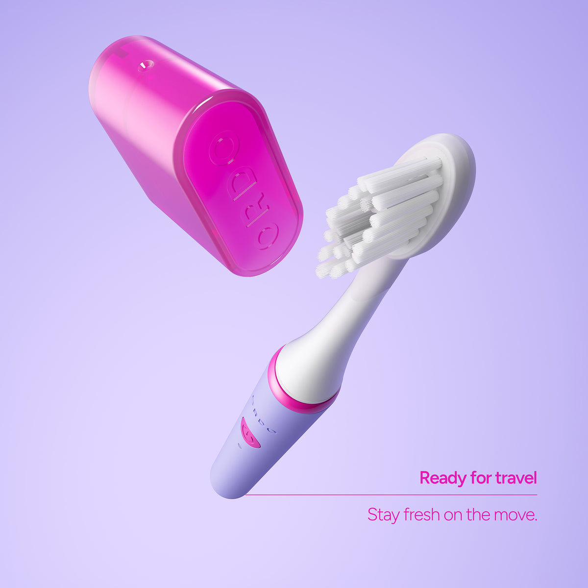 Ordo Sonic Edge Rechargeable Toothbrush - Fiji Fuchsia