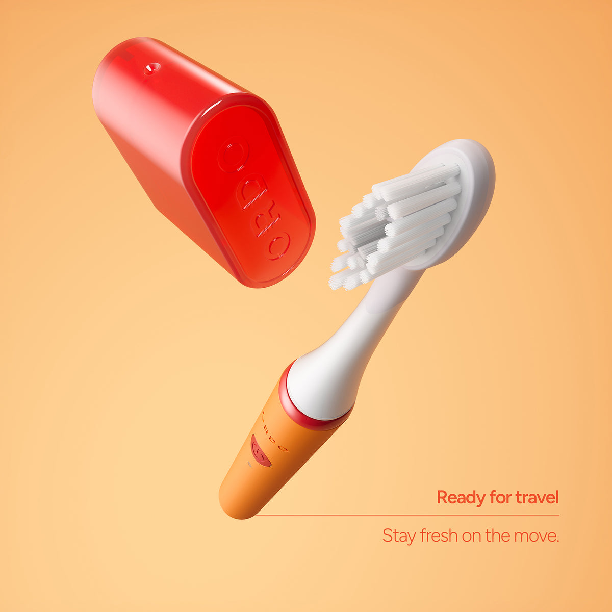 Ordo Sonic Edge Rechargeable Toothbrush - Peach Sunrise