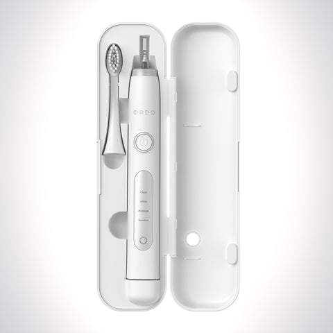 Ordo Sonic+ Toothbrush & Charging Travel Case - White