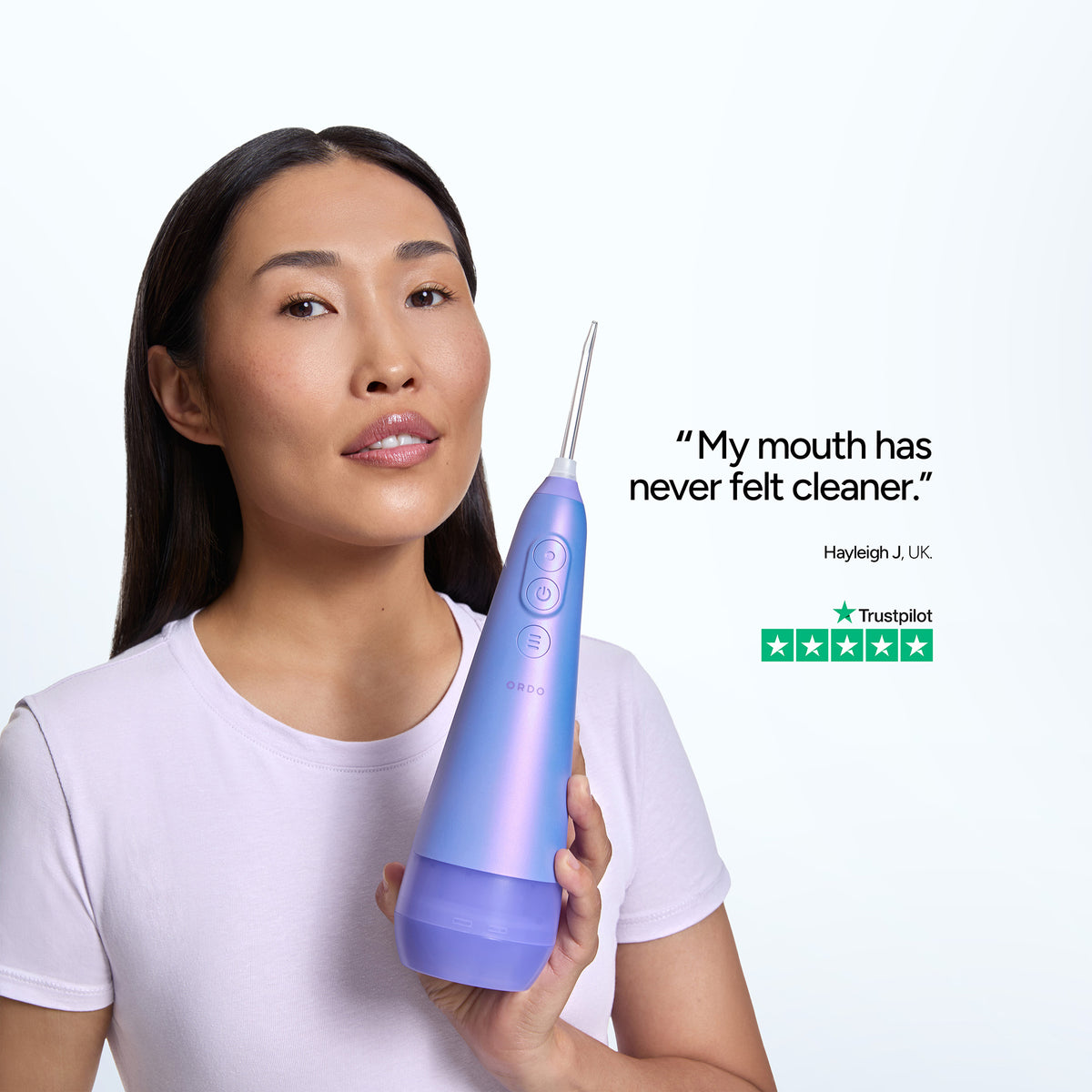Ordo Sonic+ Toothbrush & Hydro Sonic Water Flosser - Pearl Violet