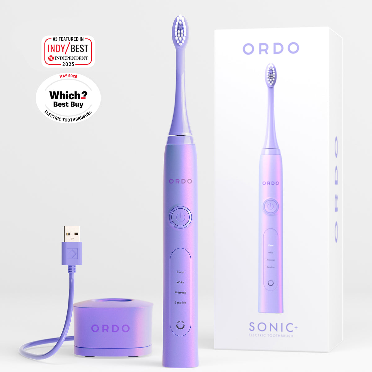 Ordo Sonic+ Toothbrush Pearl Violet