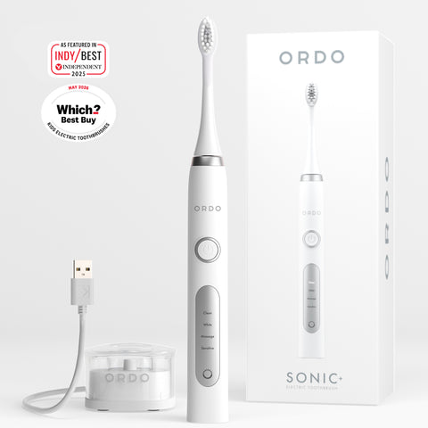 Ordo Sonic+ Toothbrush White/Silver