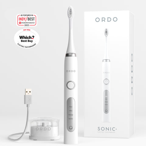 Ordo Sonic+ Toothbrush White/Silver
