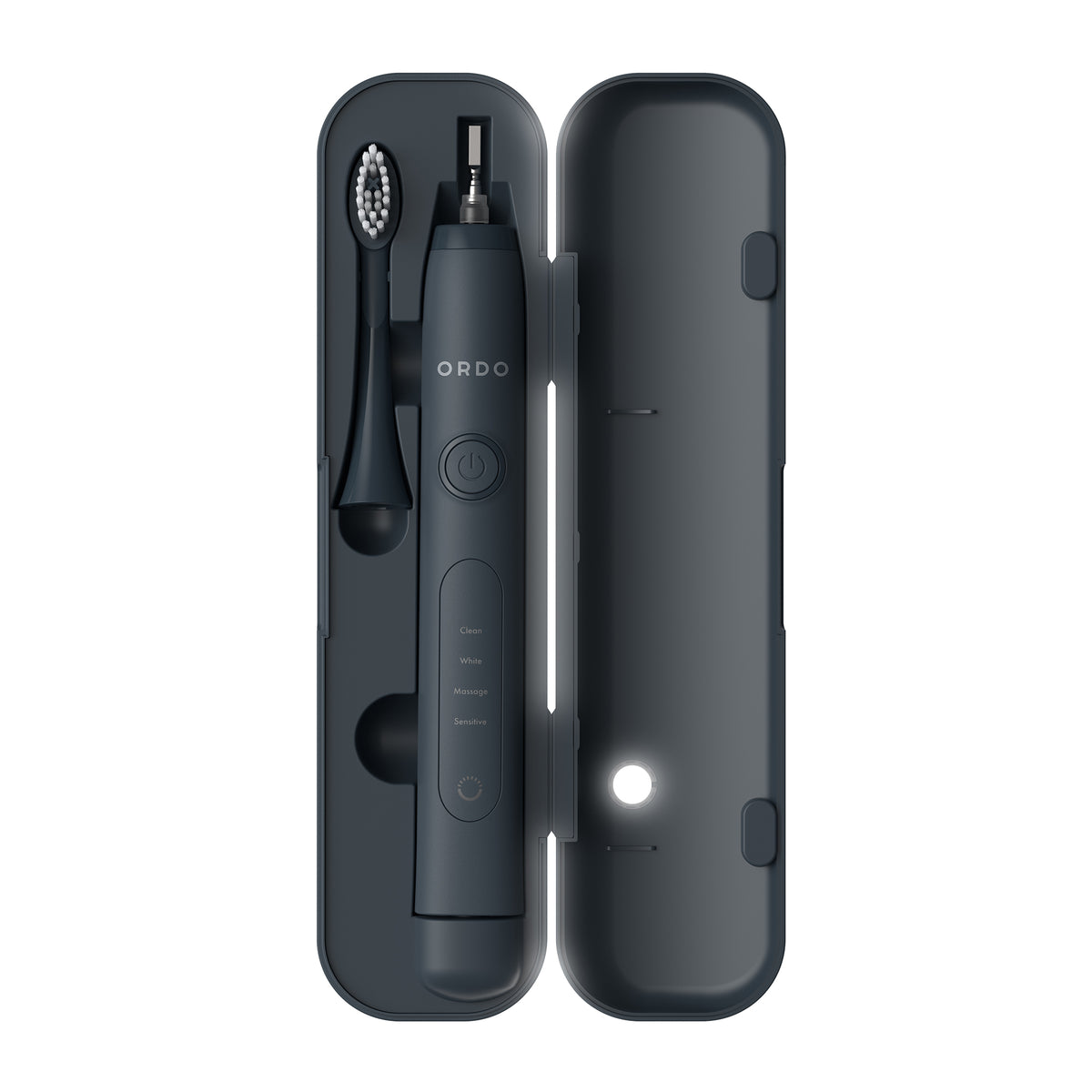 Ordo Sonic+ Charging Travel Case - Charcoal Grey