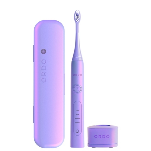 Ordo Sonic+ Toothbrush & Charging Travel Case - Pearl Violet