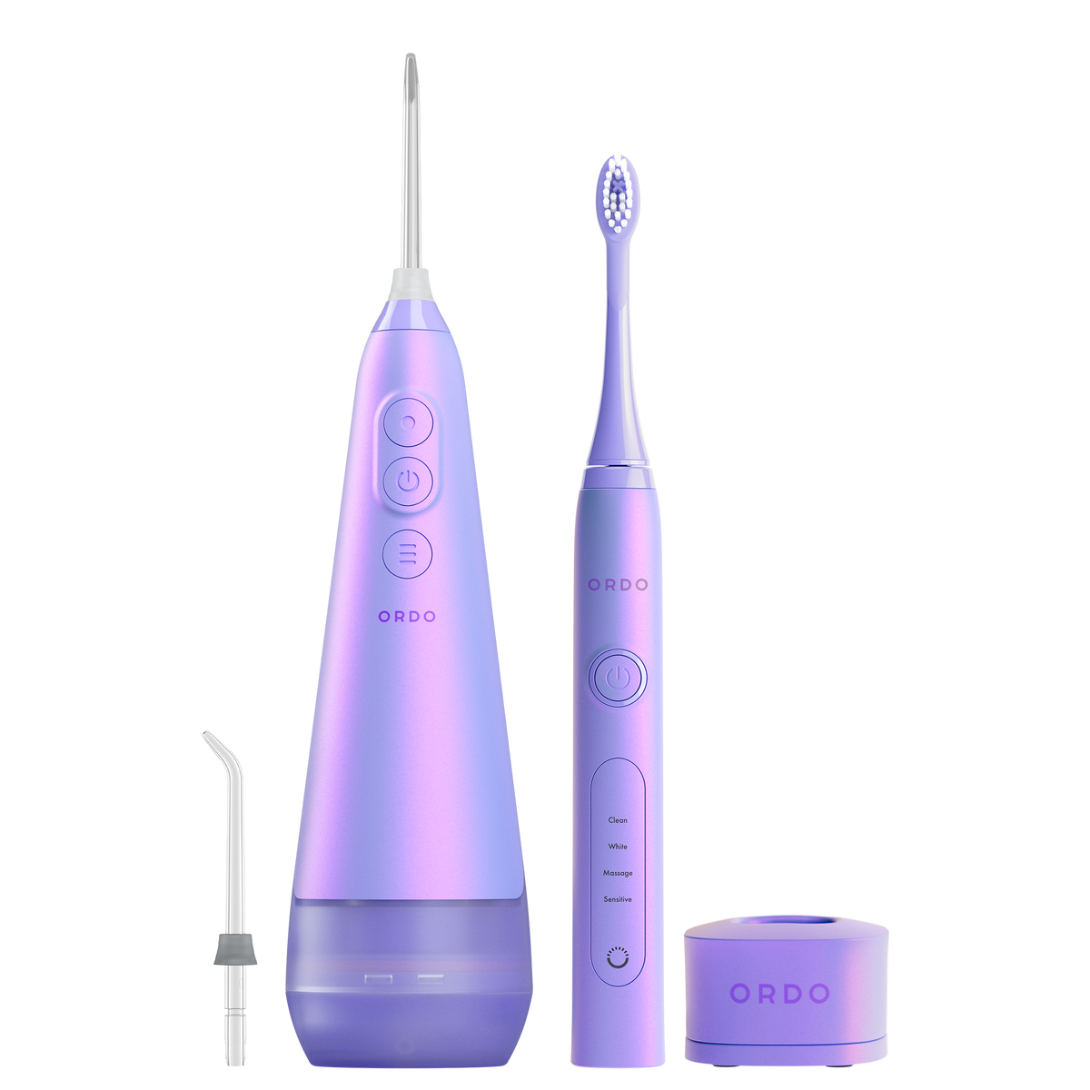 Ordo Sonic+ Toothbrush & Hydro Sonic Water Flosser - Pearl Violet