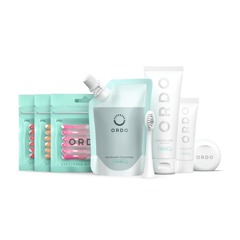 Ordo Sonic+ Recommended Refill Plan with White Sonic+ Brush Head